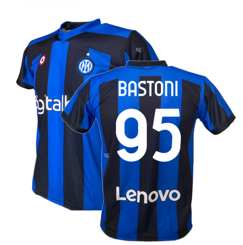 Maglia FC Inter Bastoni 95 Autorizzata Ufficiale Home 2022-23